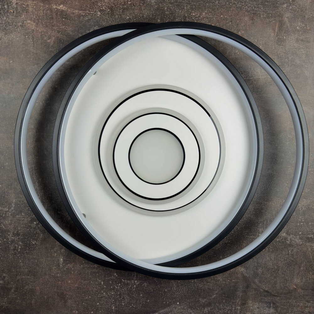 Светильник LED smart GALAXY с пультом 100Вт 3000-5000K 5500Lm Круглый Черно-белый 220825